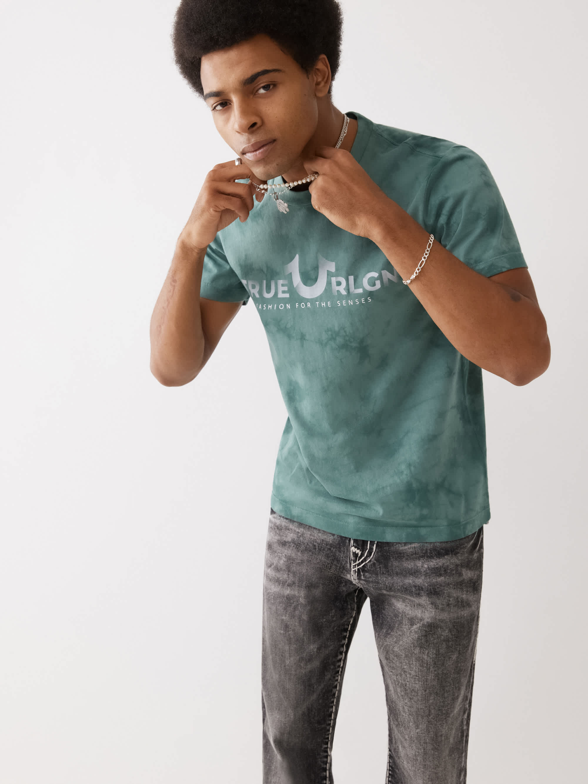 TIE DYE LOGO TEE
