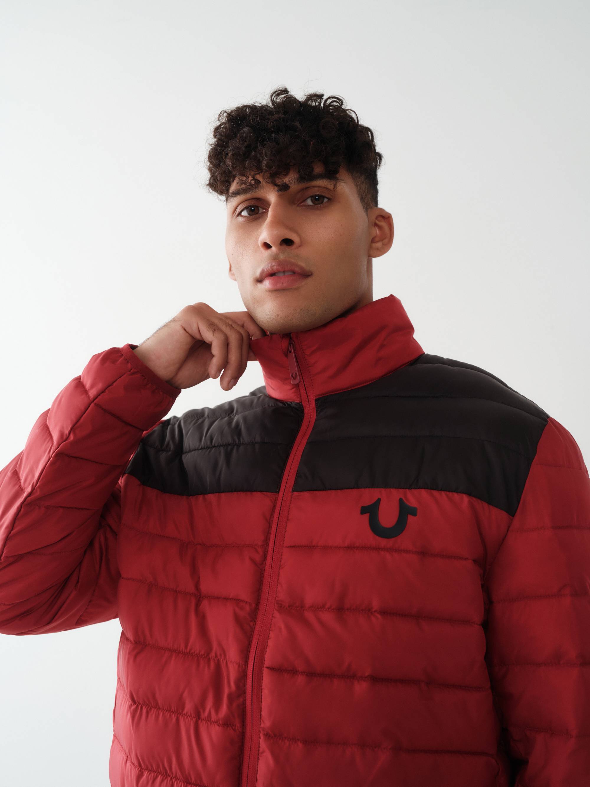 TWO-TONE PUFFER JACKET