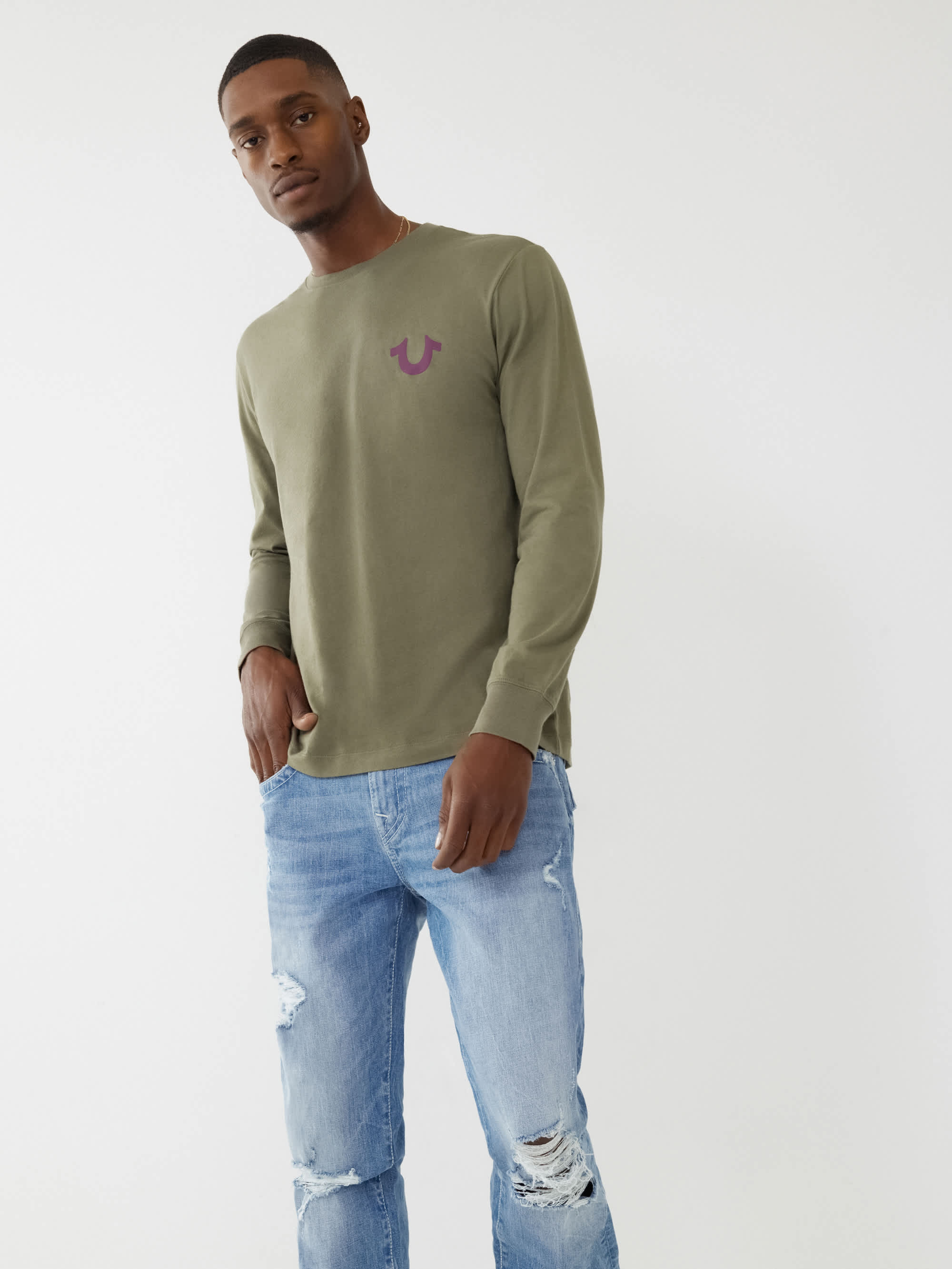 LONG SLEEVE CLASSIC LOGO TEE