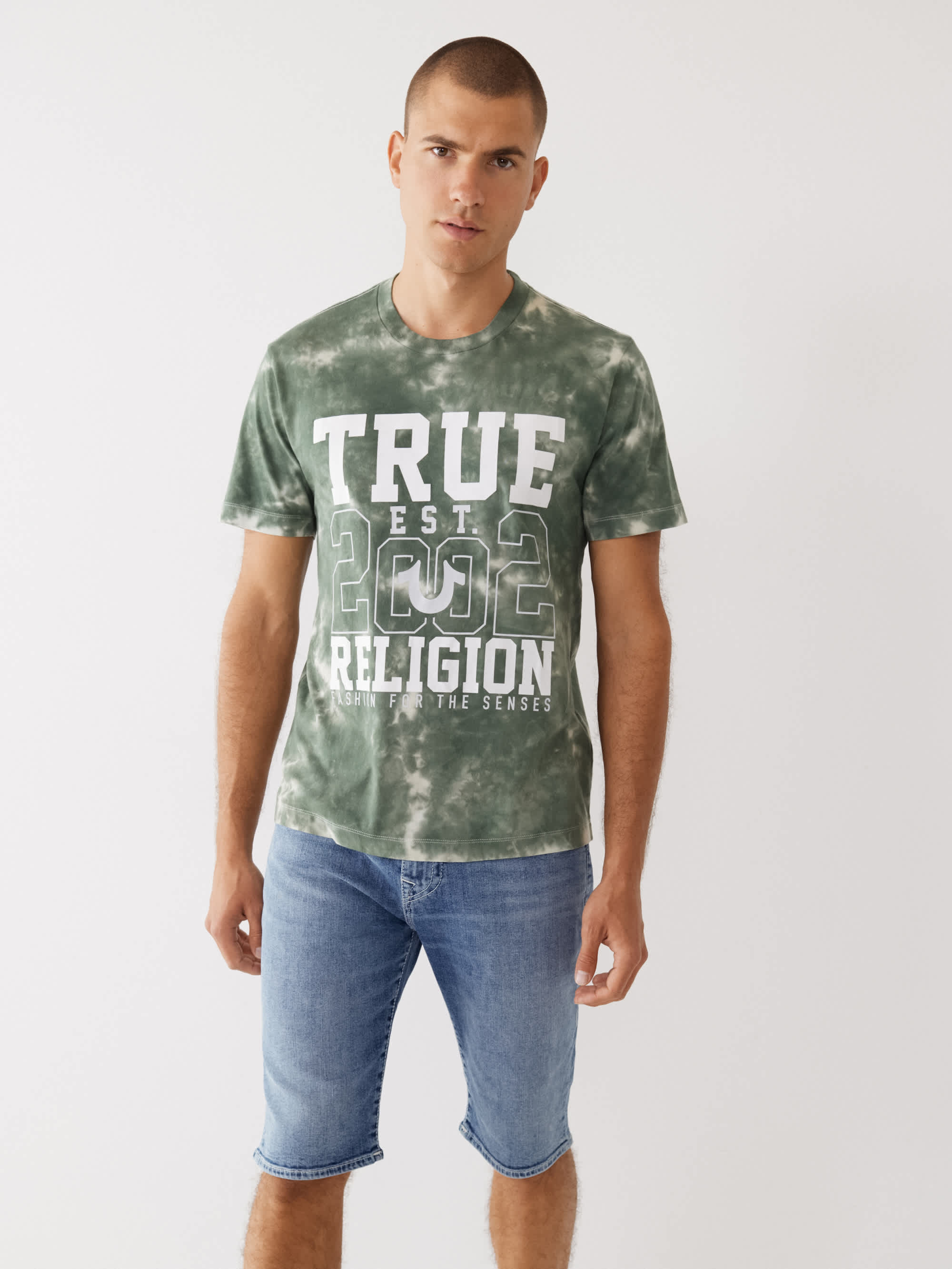 TIE DYE TRUE LOGO TEE