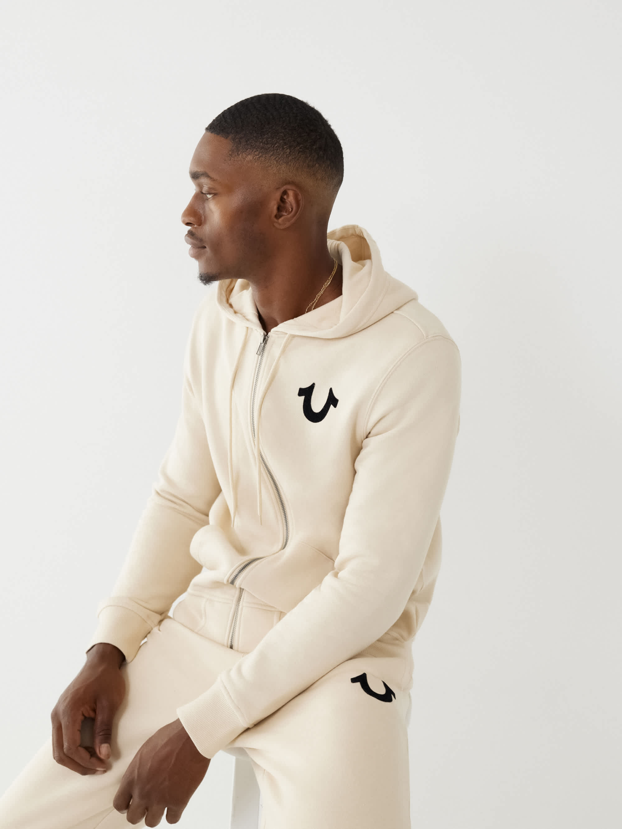 LOGO ZIP HOODIE