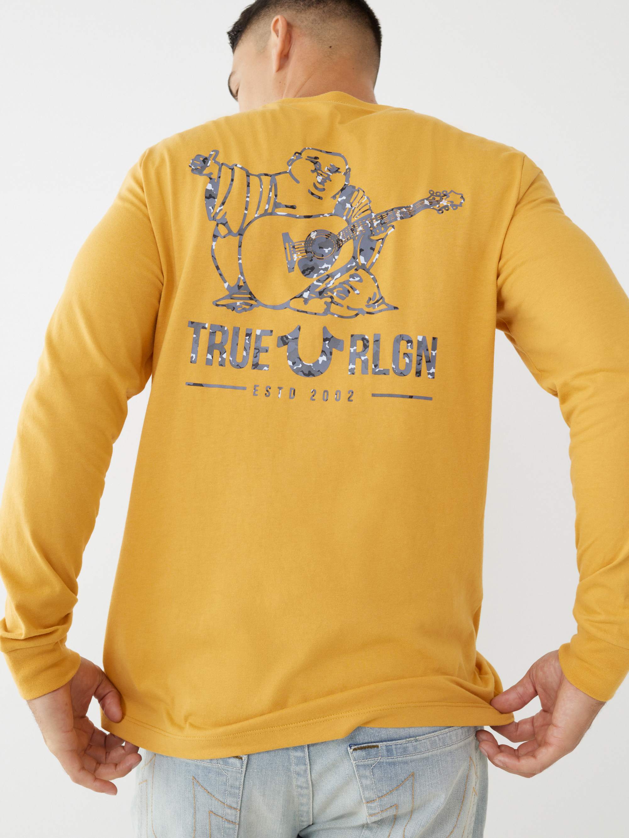 LONG SLEEVE BUDDHA LOGO TEE