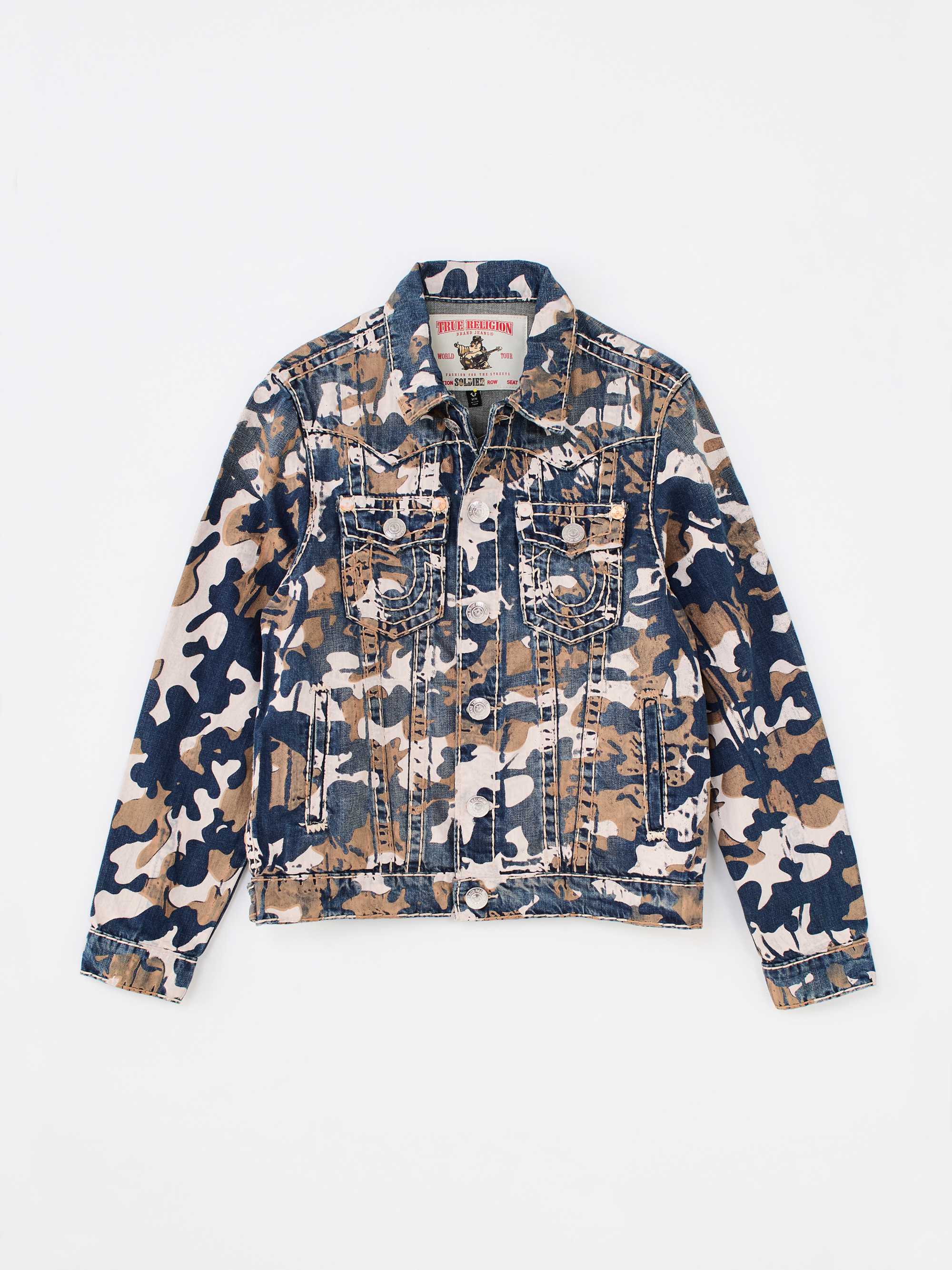 TR X SOLDIER SUPER T CAMO DENIM JACKET