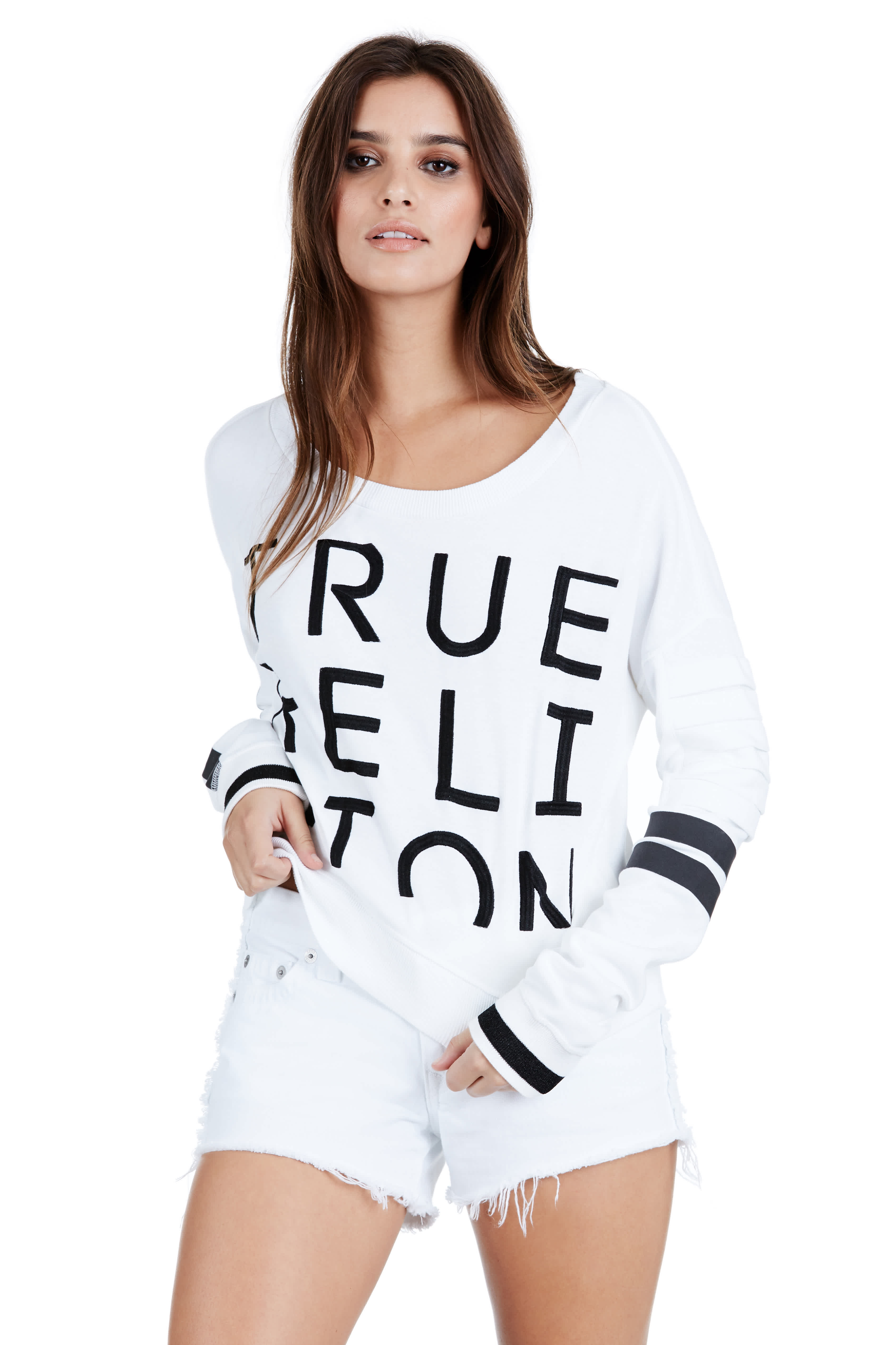 WOMENS EMBROIDERED TRUE PULLOVER