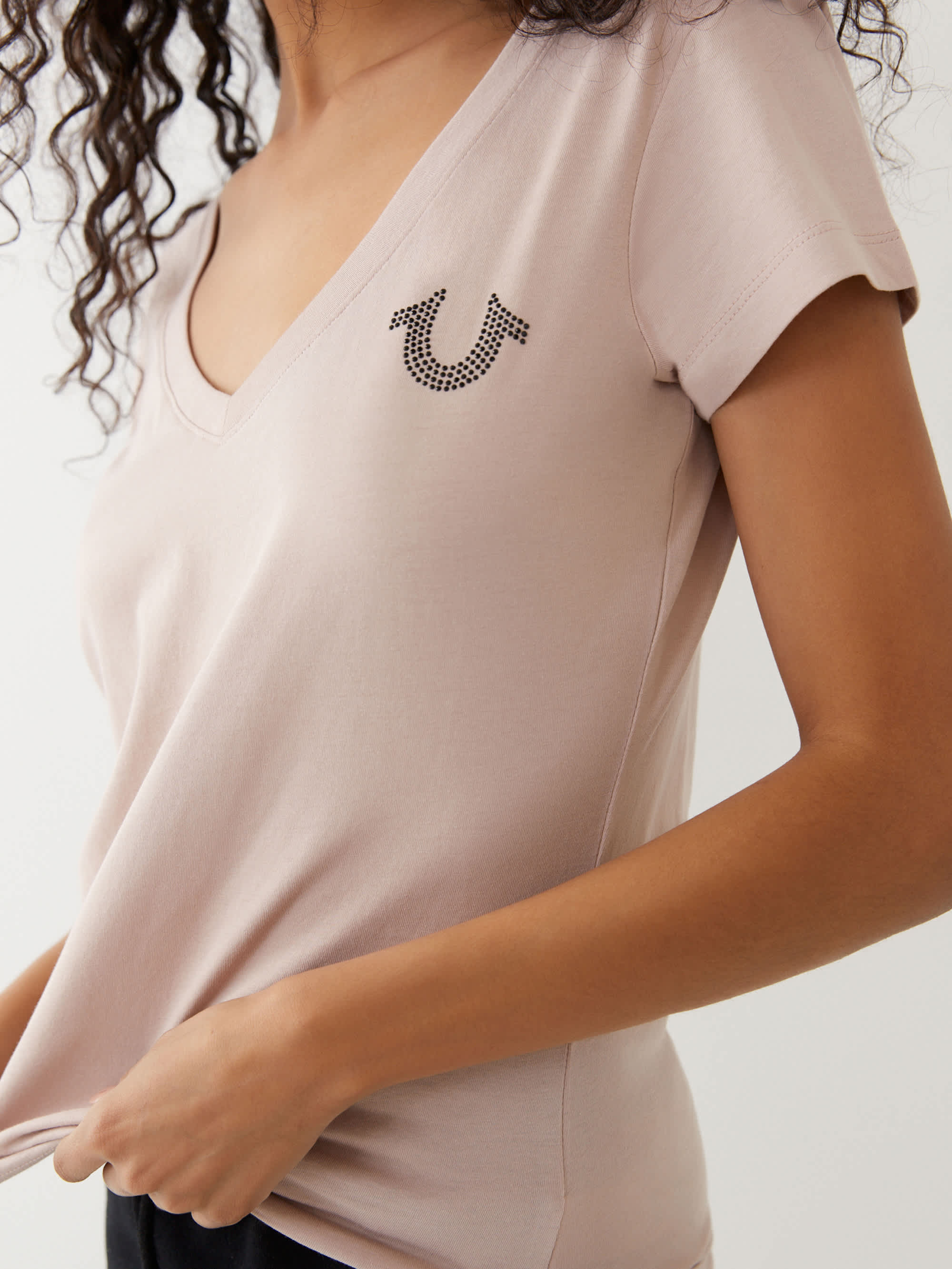 CRYSTAL LOGO V TEE
