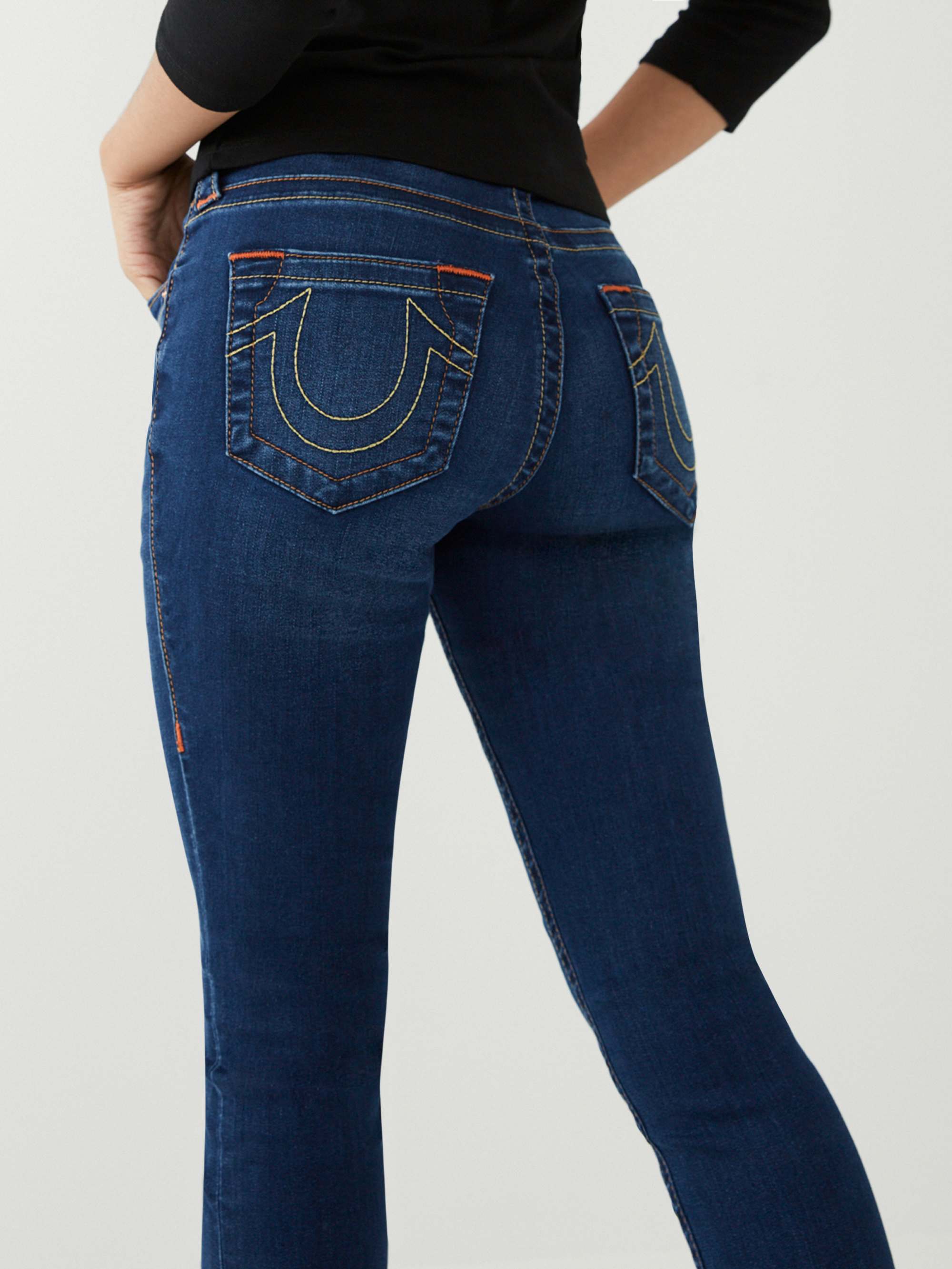 JENNIE MID RISE CURVY SKINNY JEAN 27"