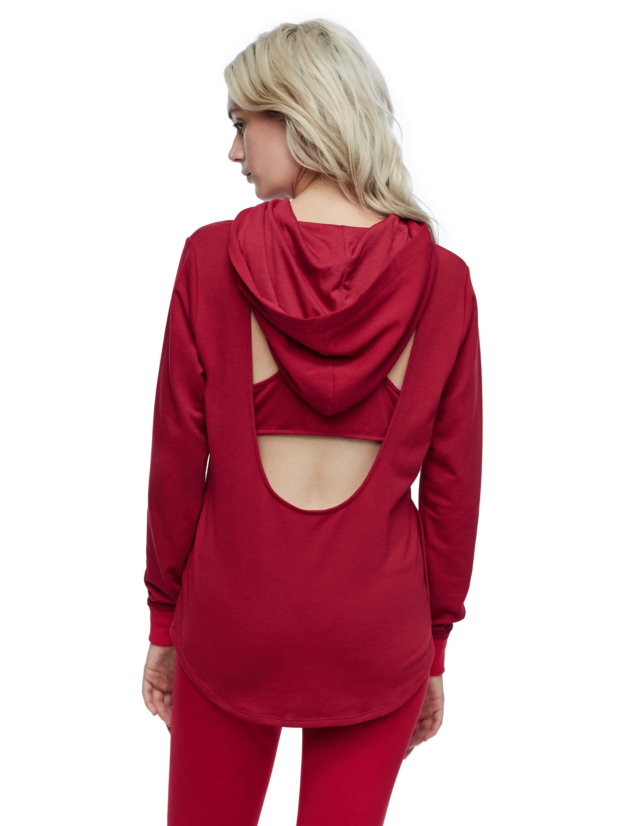 CUT OUT HOODED TUNIC
