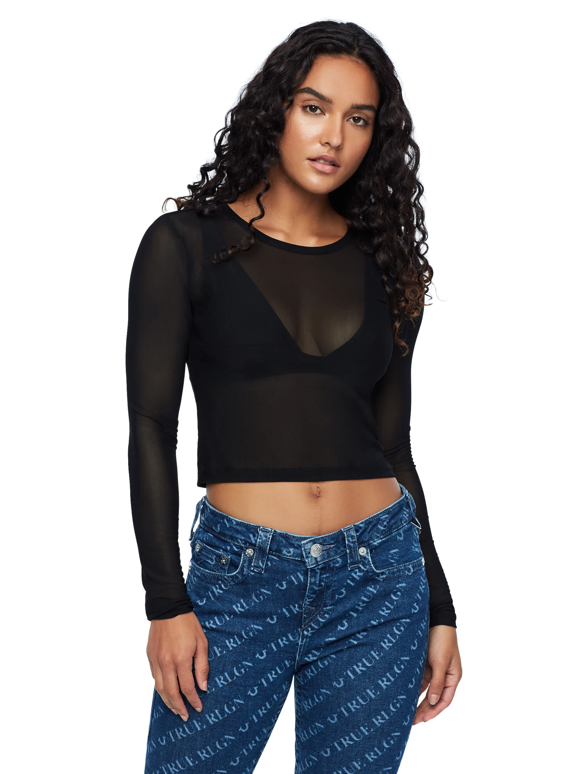 MESH CROP TOP, image 1