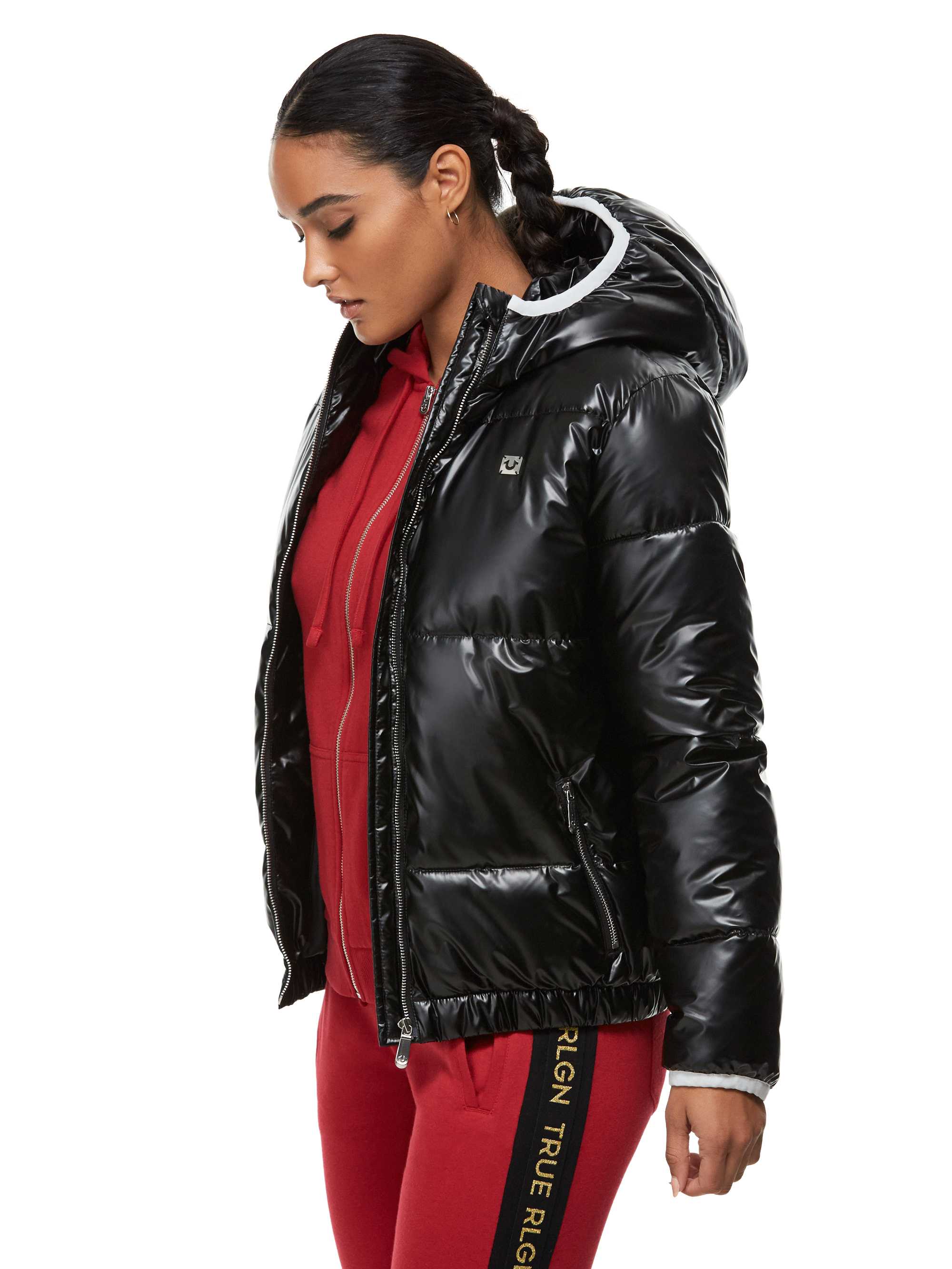 True religion tape hotsell puffer jacket