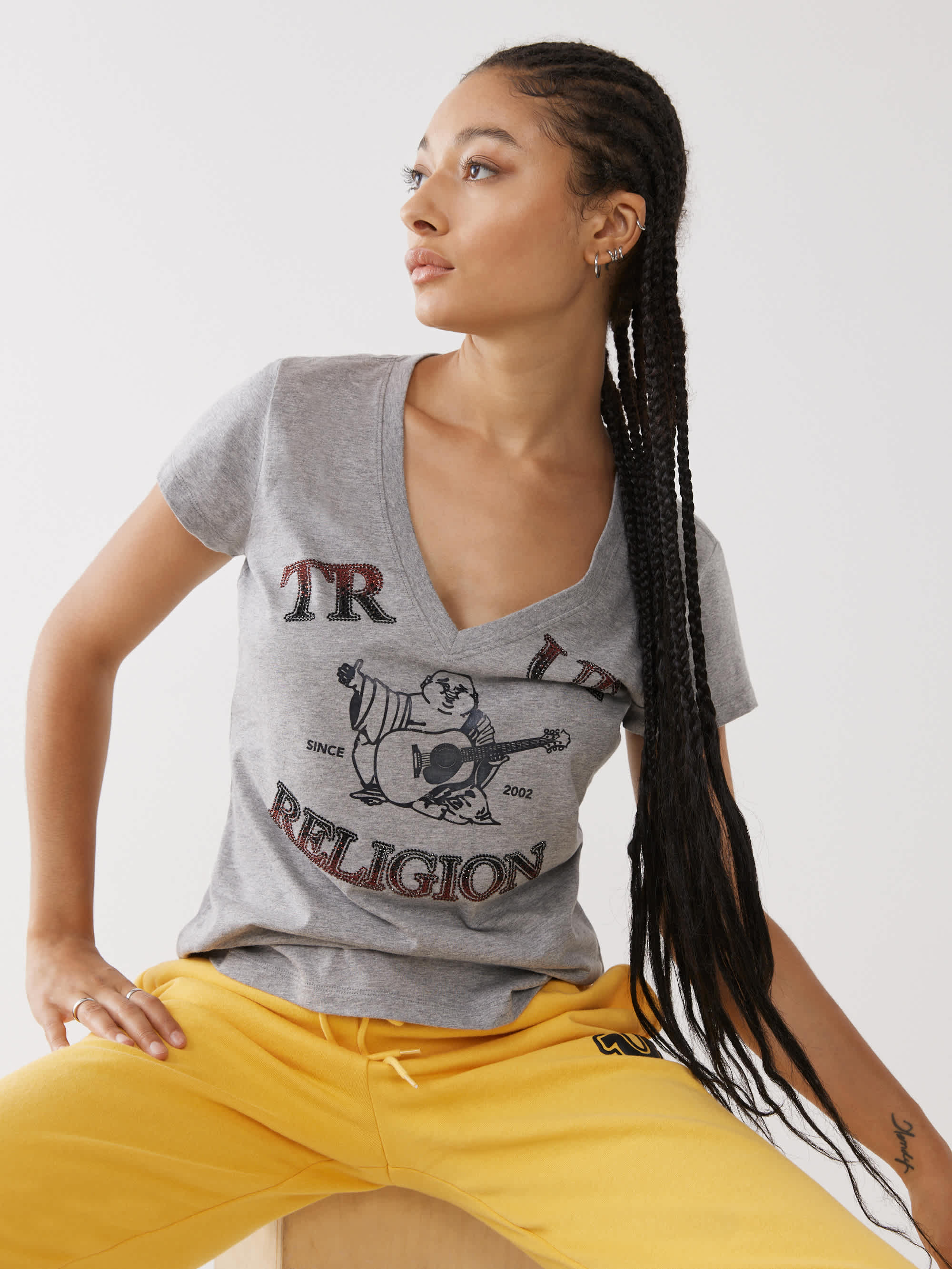 CRYSTAL BUDDHA V TEE