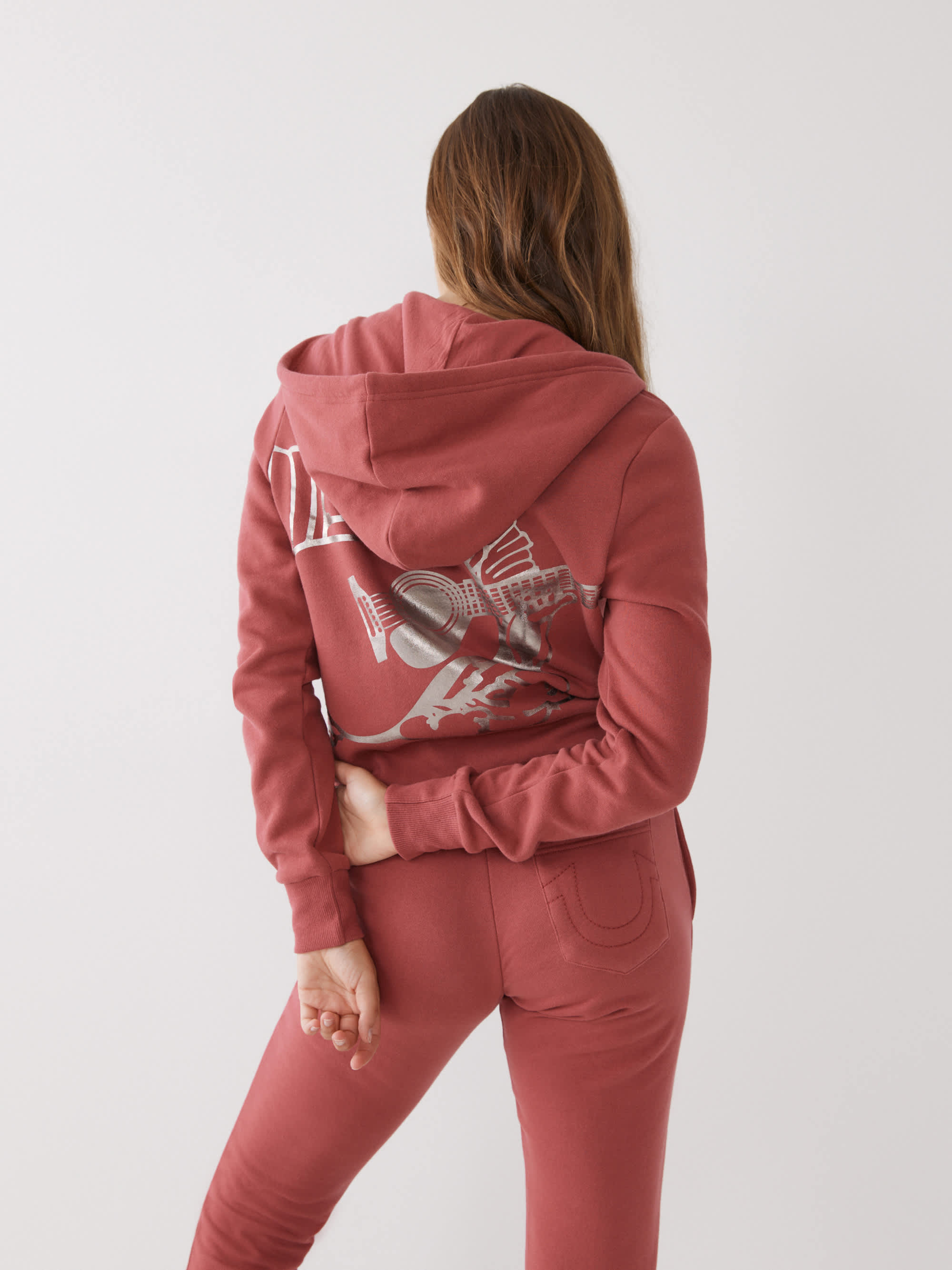 BUDDHA BACK ZIP HOODIE