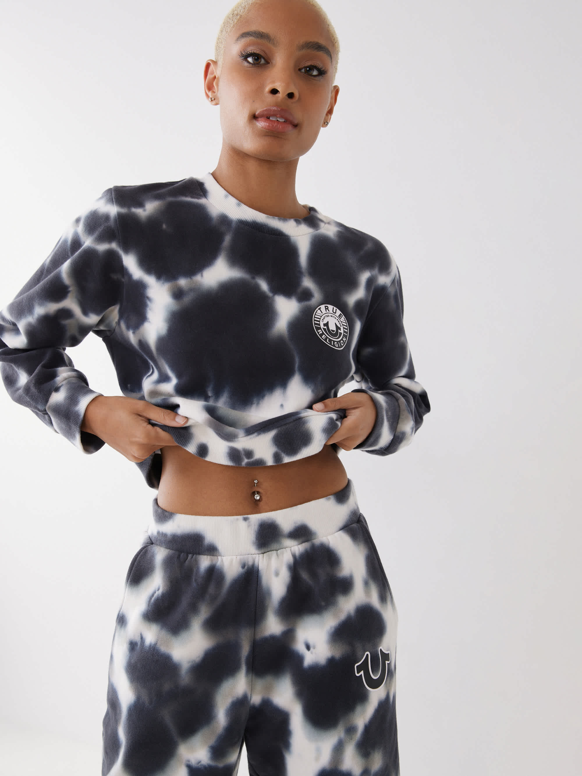TIE DYE CREWNECK SWEATSHIRT