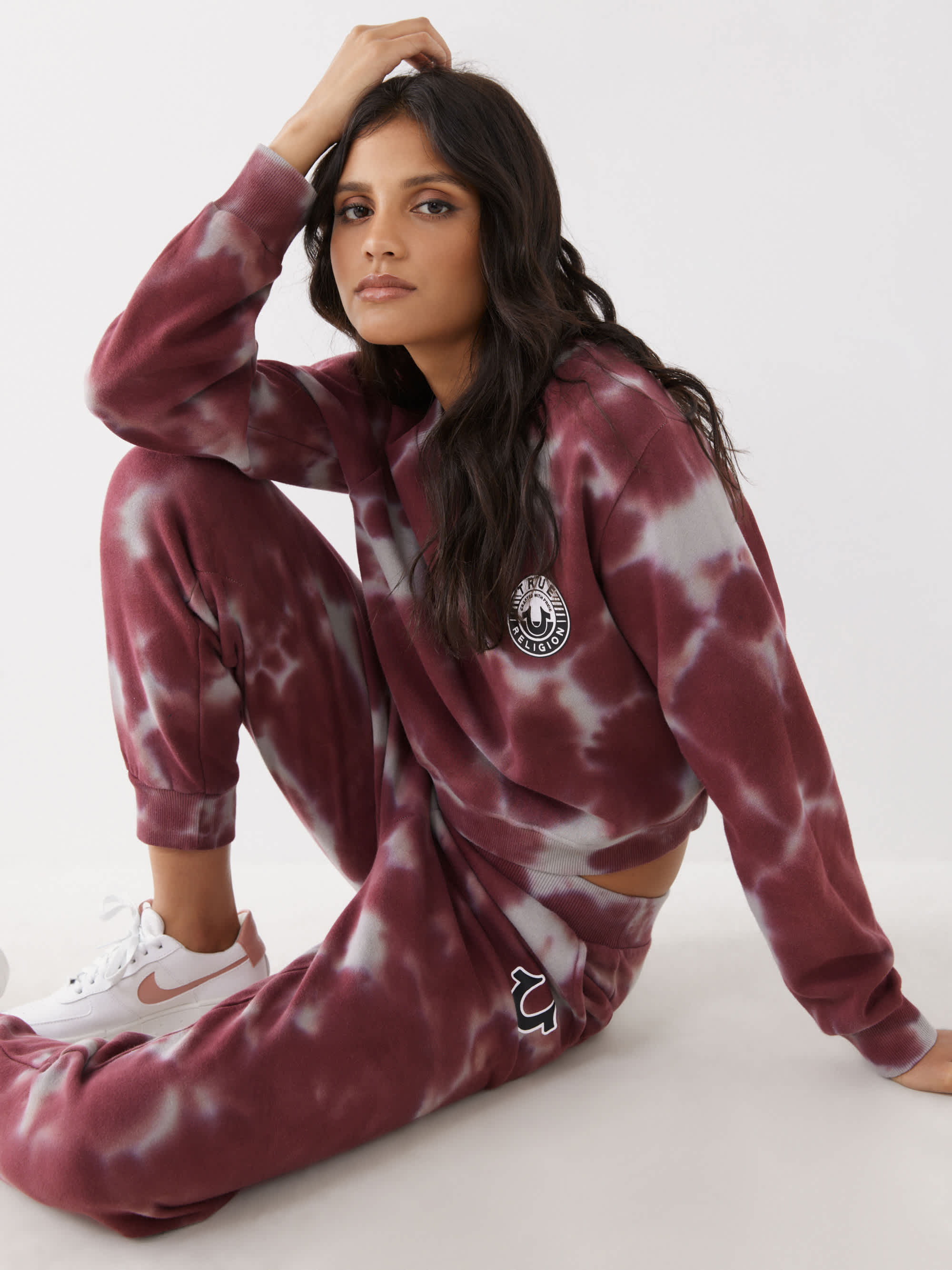 TIE DYE CREWNECK SWEATSHIRT