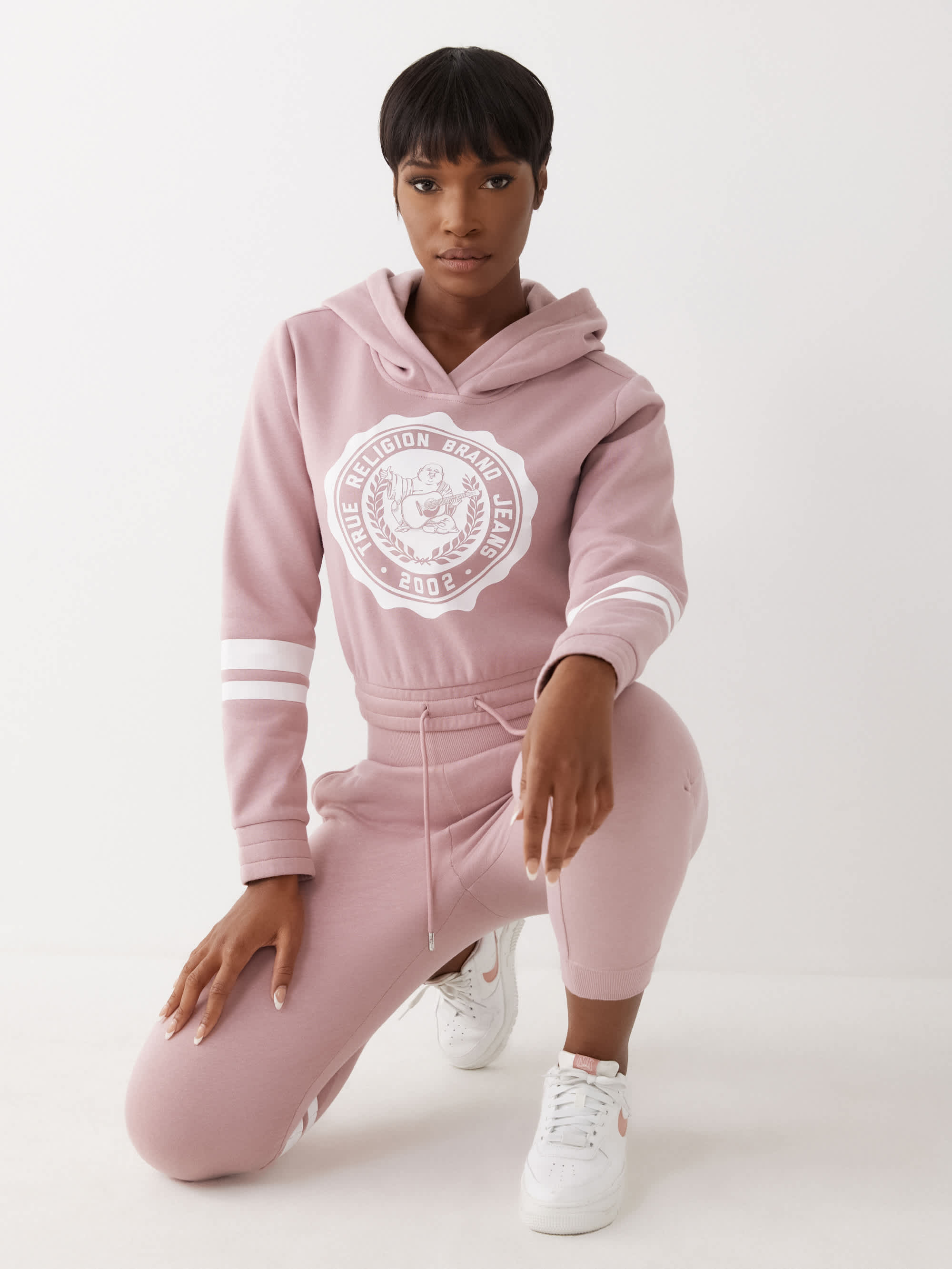 COLLEGIATE CROP HOODIE