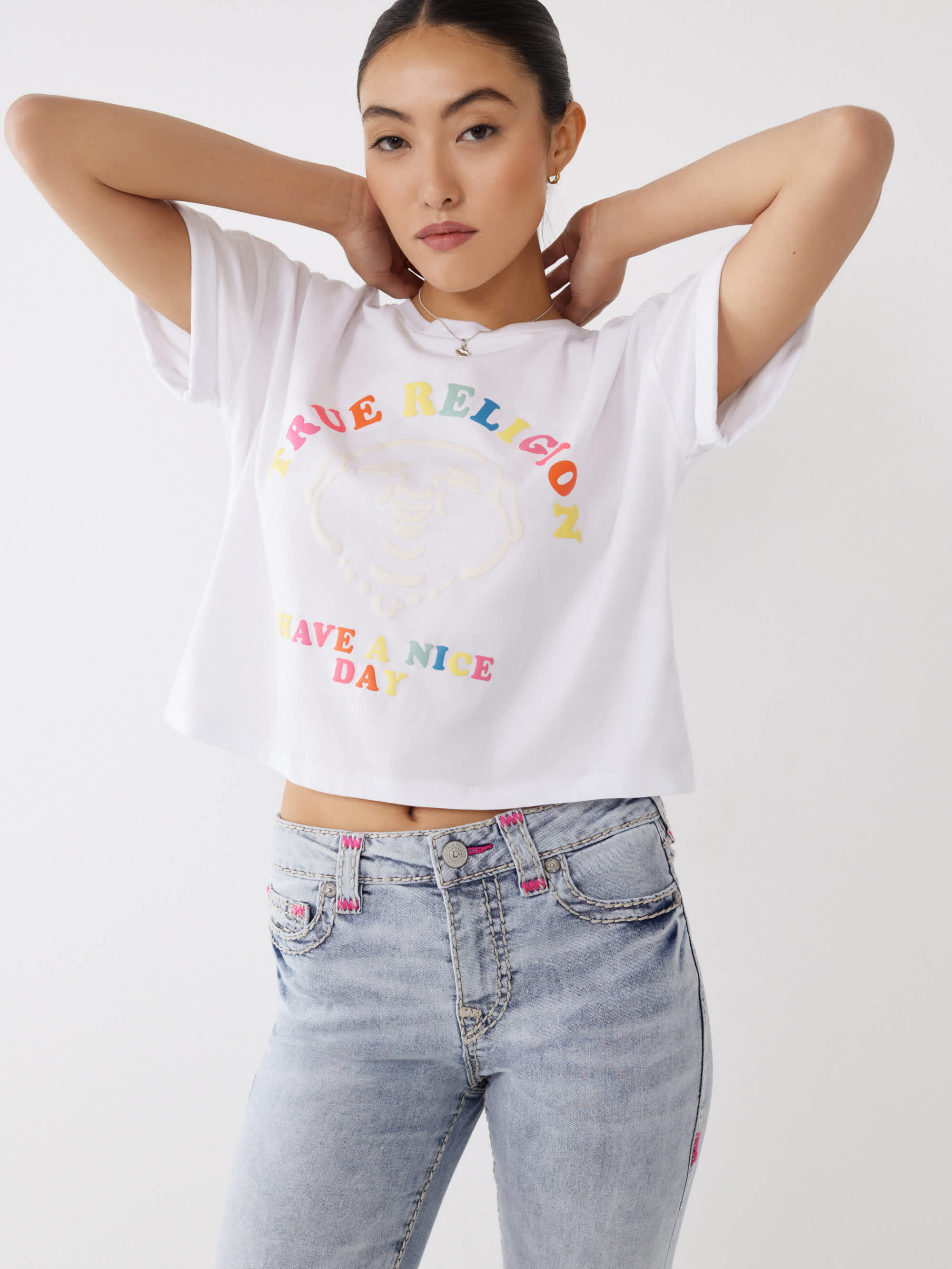 BUDDHA CROP TEE