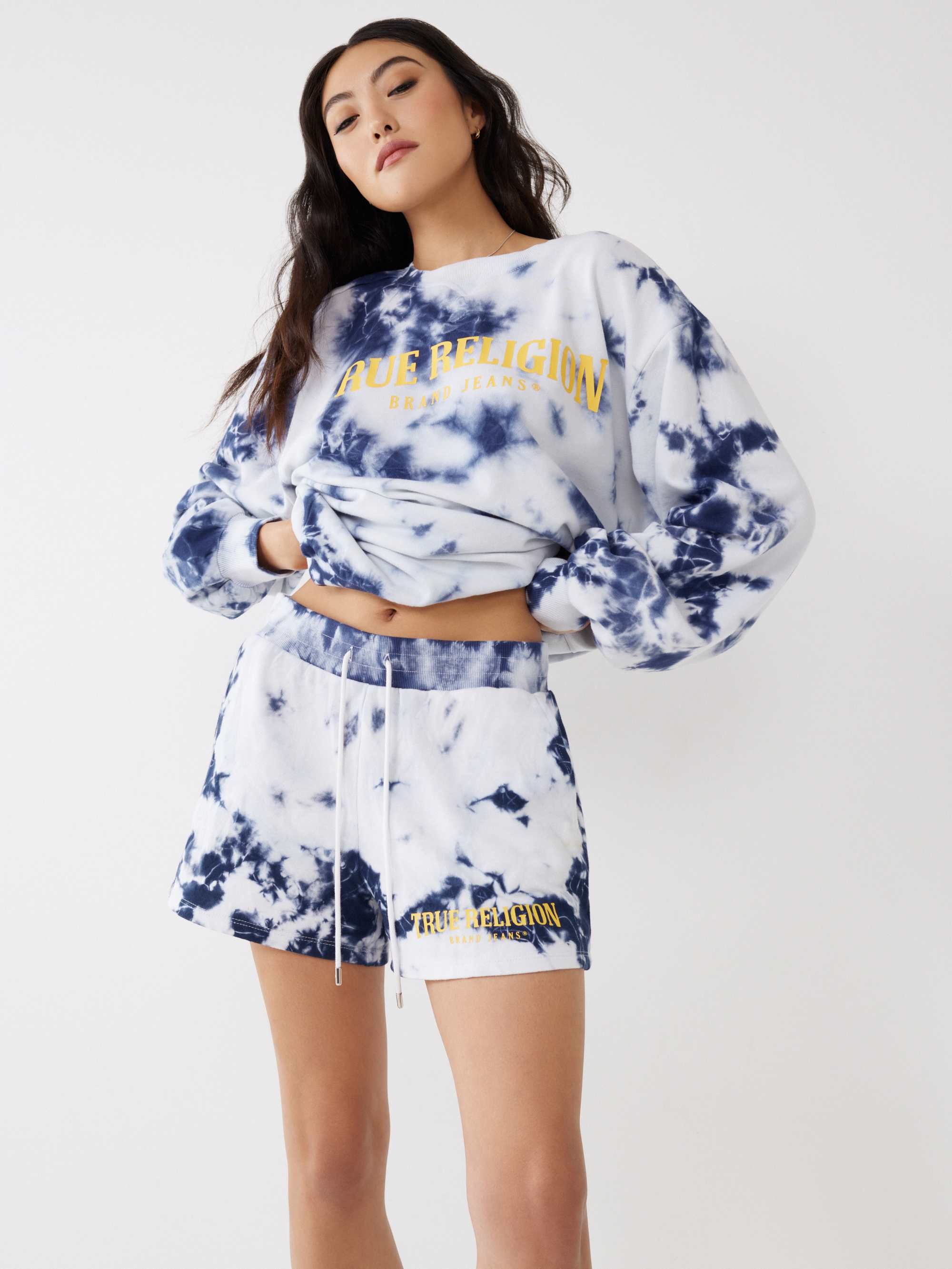 TIE DYE RELAXED SWEAT SHORT