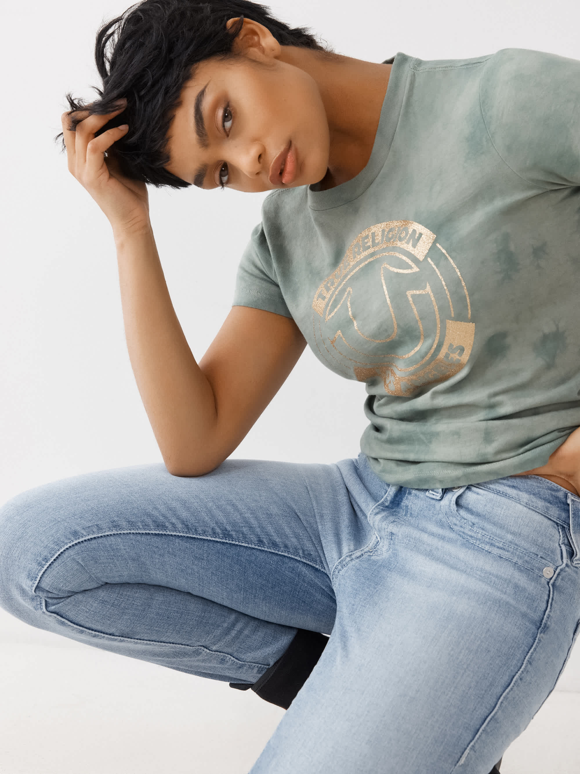 TIE DYE LOGO TEE