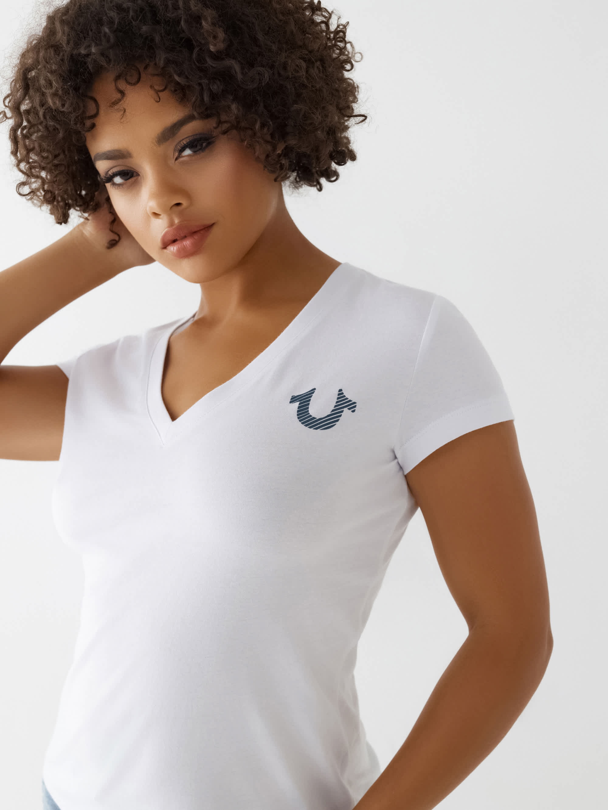 CRYSTAL LOGO V TEE