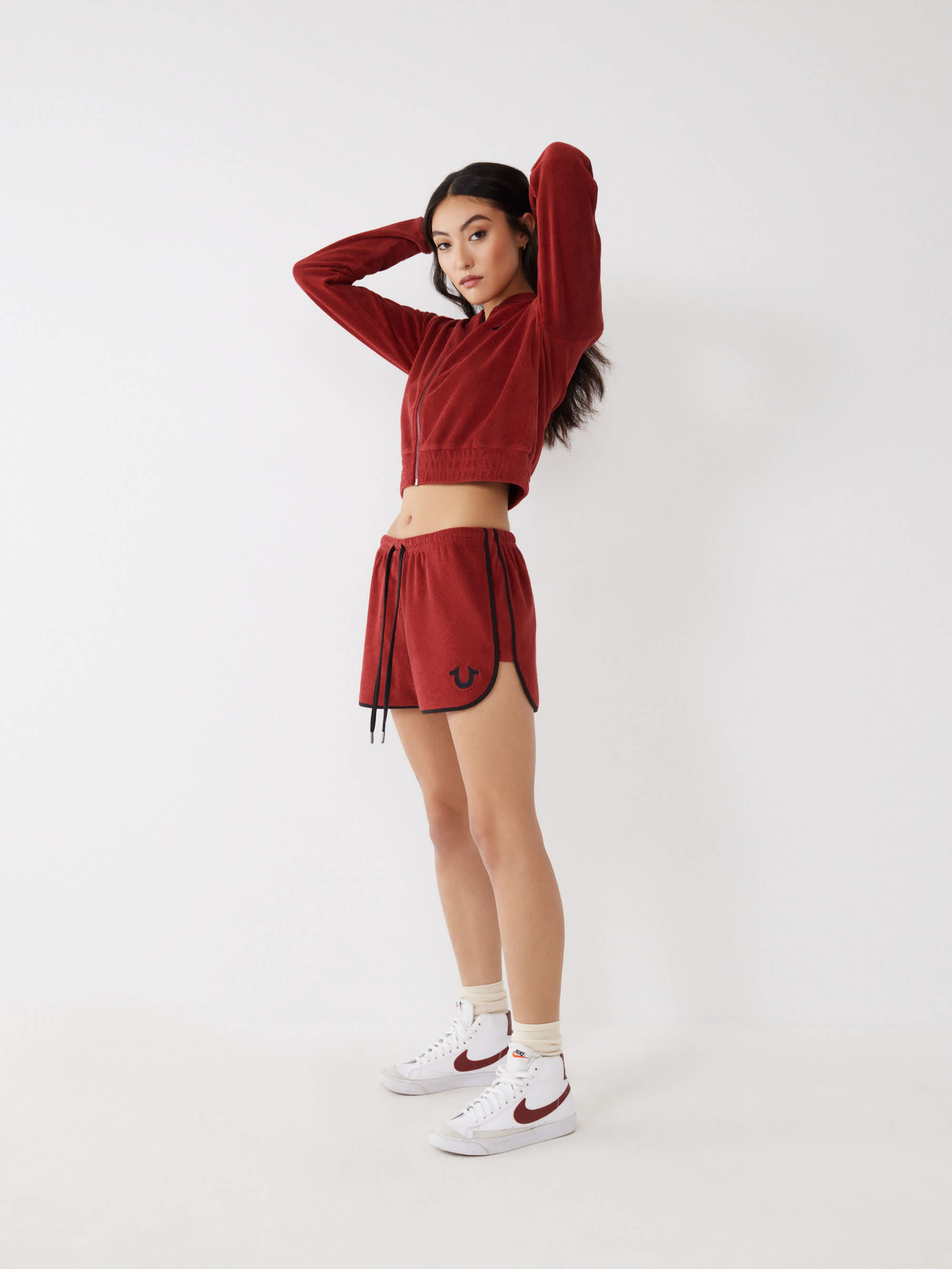 TERRY ZIP SWEATSHIRT