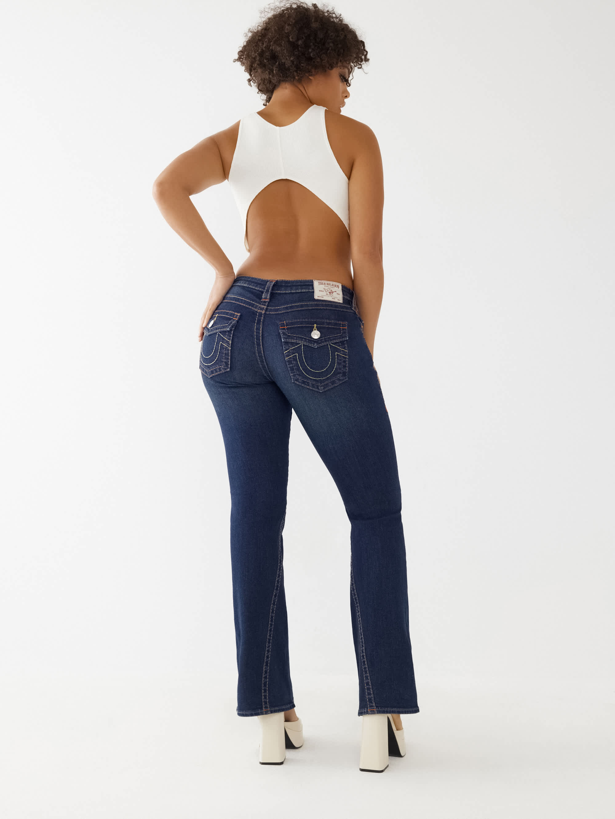 JOEY BIG T STITCH FLARE JEAN, image 6