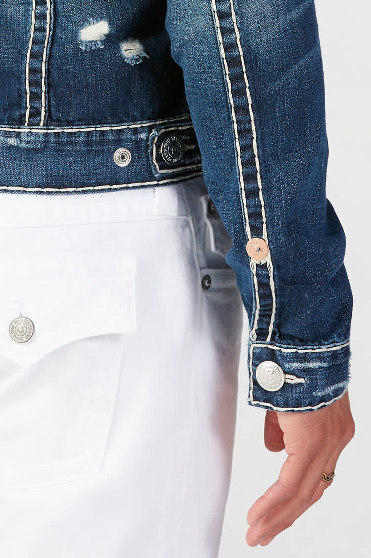 JIMMY SUPER T MENS JACKET - Dust Bowl | True Religion