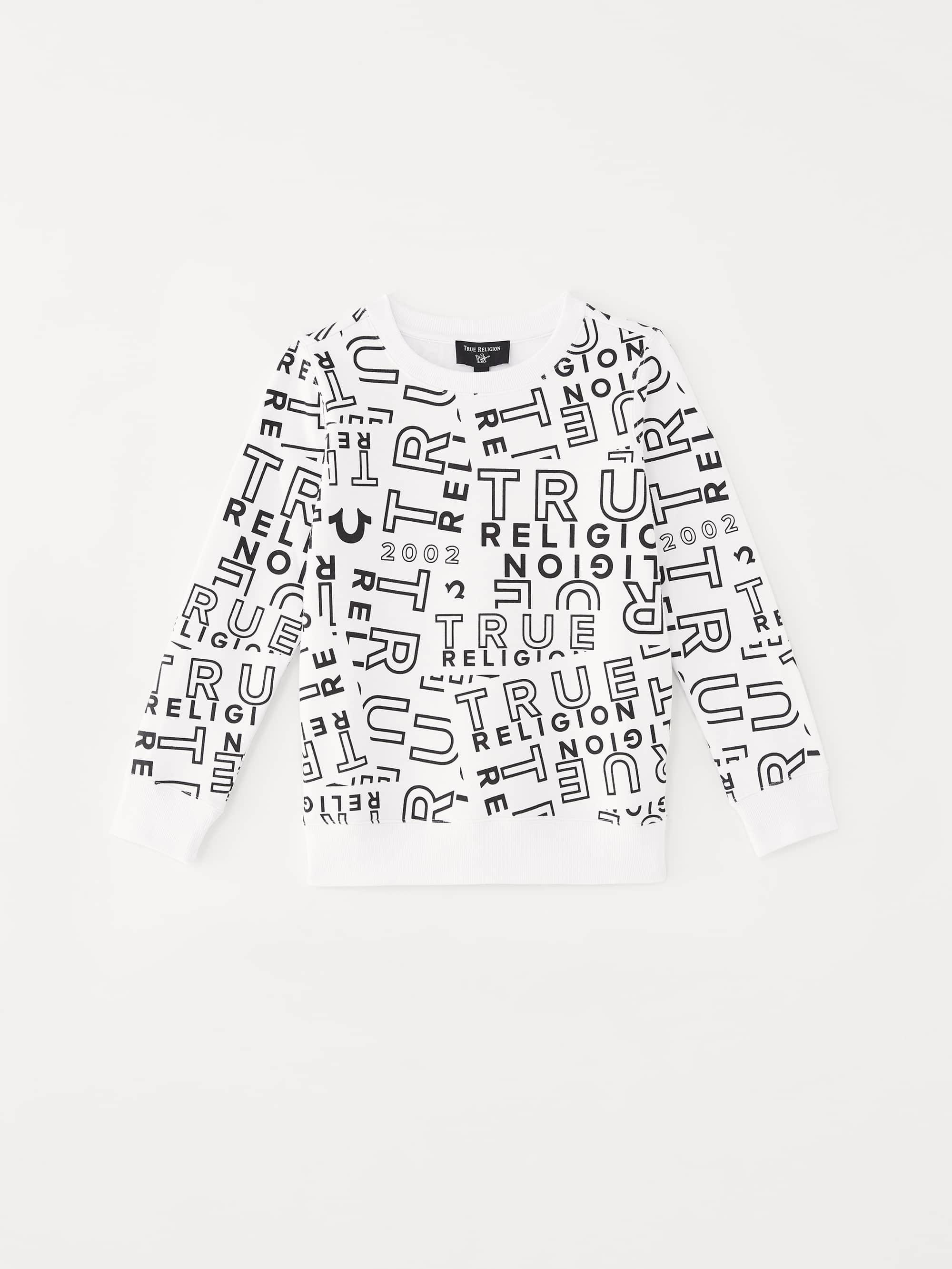 BOYS LOGO PRINT SWEATSHIRT