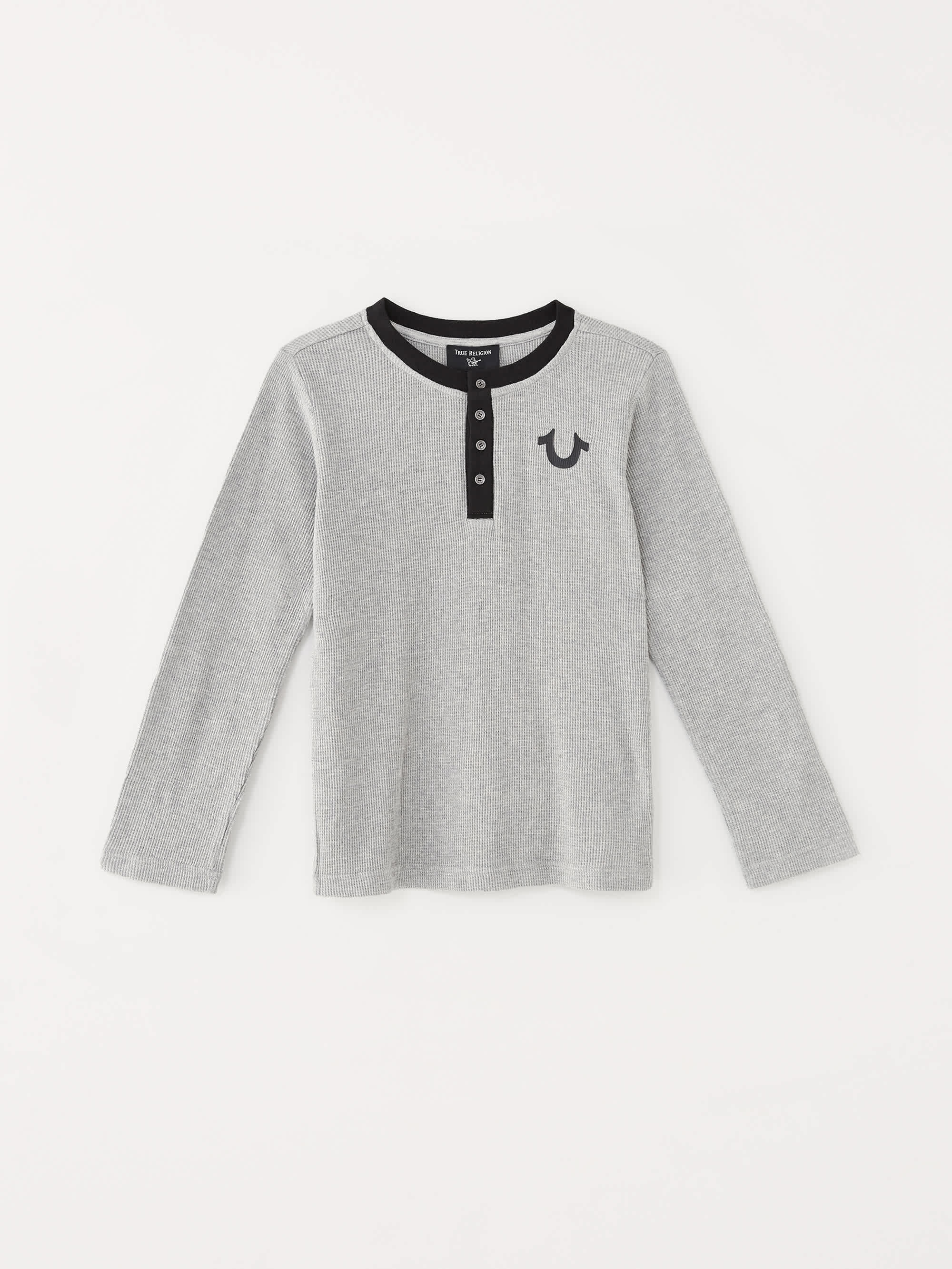 BOYS THERMAL HENLEY
