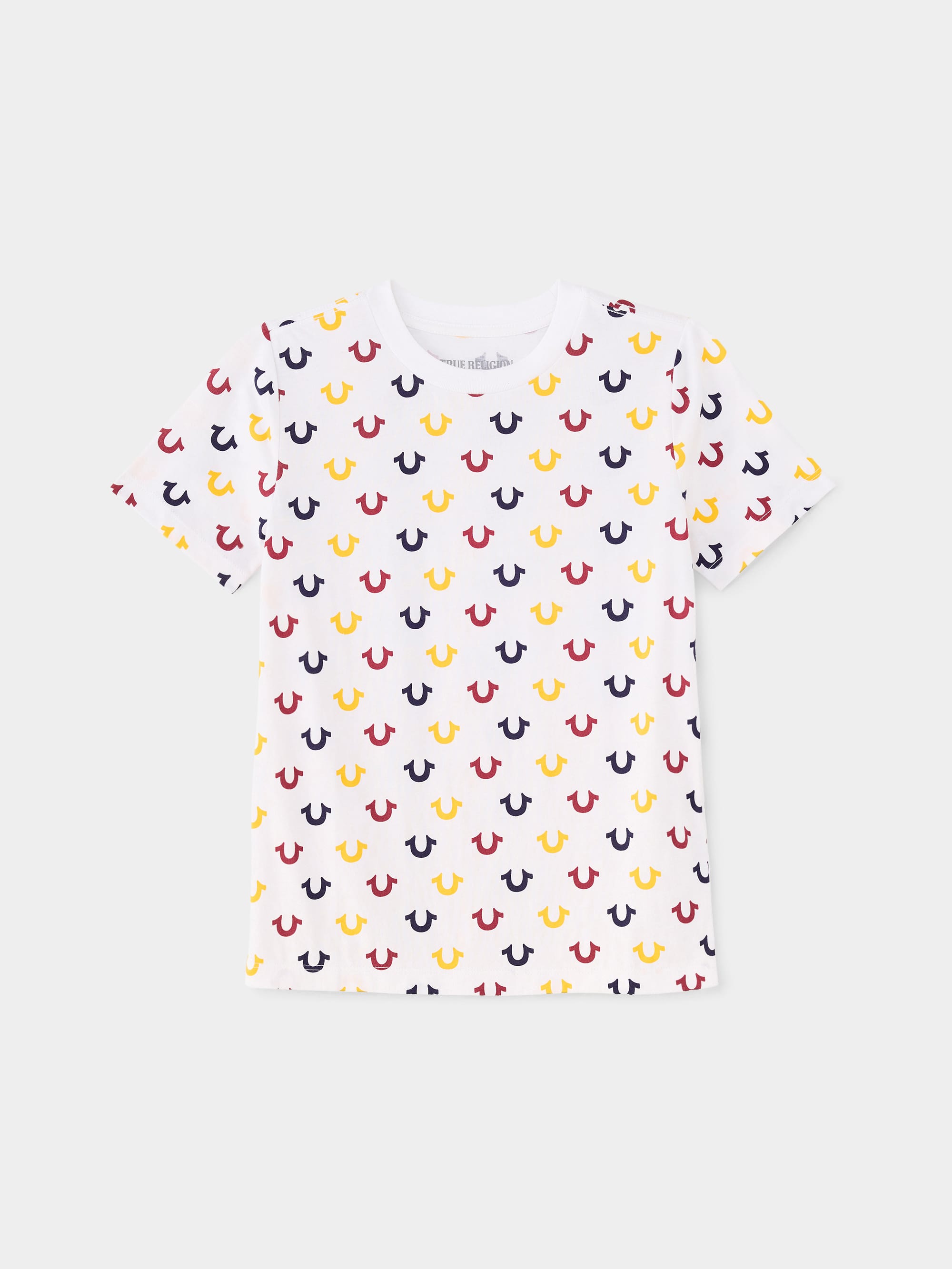 BOYS ALLOVER PRINT LOGO TEE