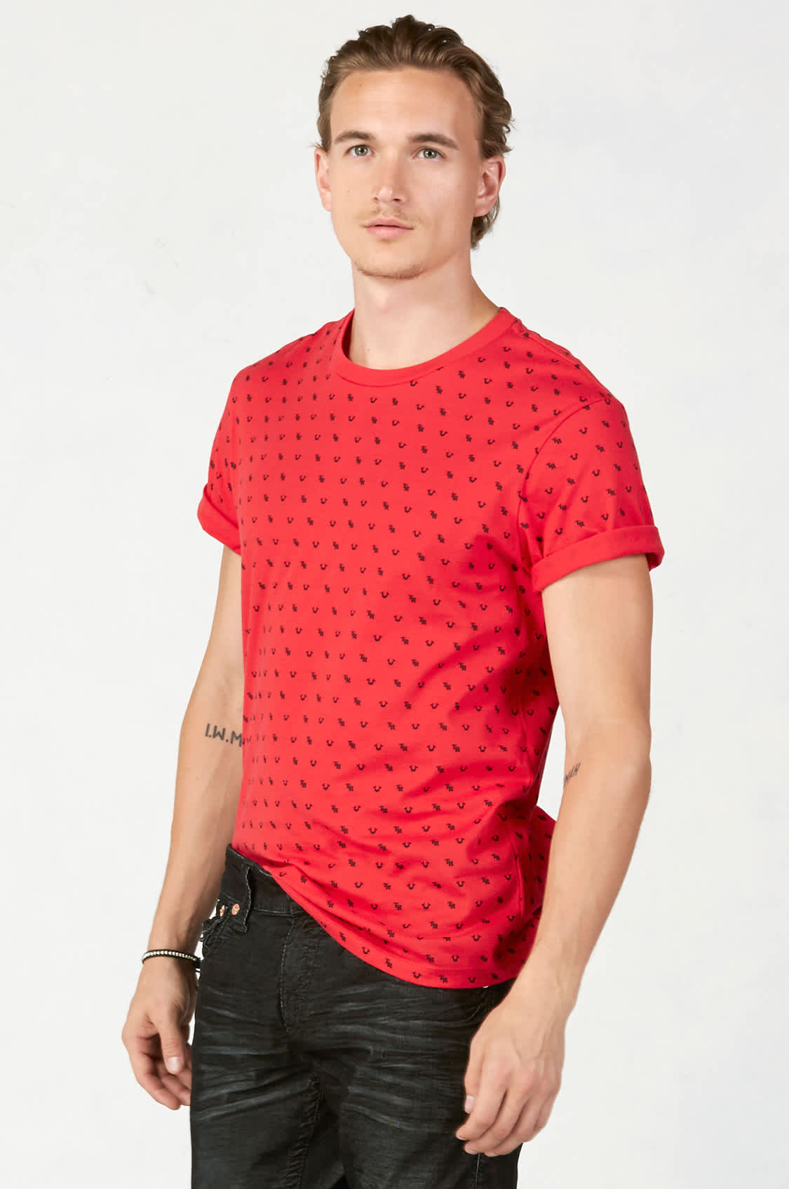 HORSESHOE ALL OVER MENS  TEE