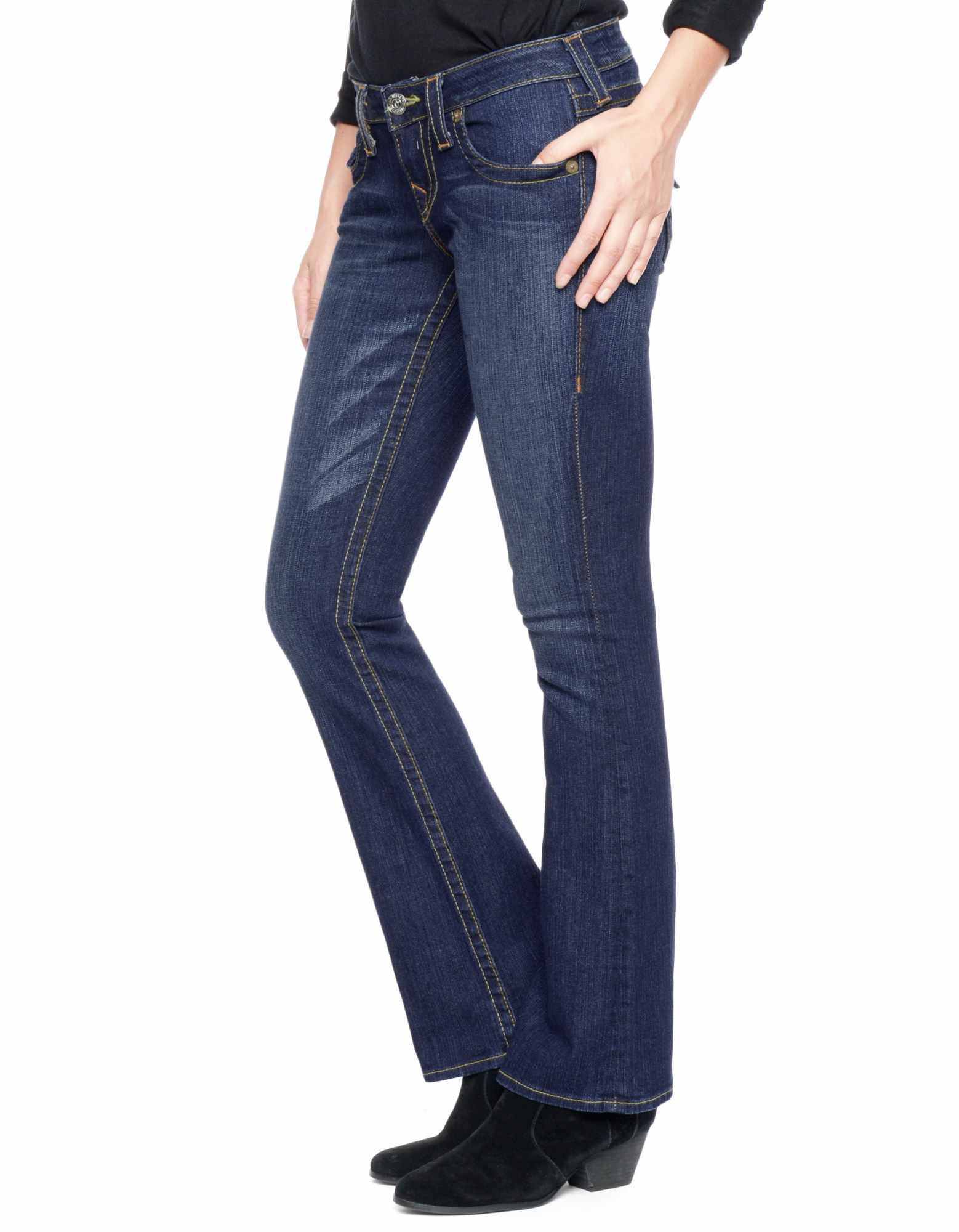 BECKY PETITE BOOTCUT WOMENS JEAN - Dusty Skies | True Religion BECKY PETITE BOOTCUT WOMENS JEAN - Dusty Skies | True Religion