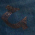 RICKY DOUBLE POCKET EMBROIDERED STRAIGHT JEAN 34"