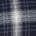 DOUBLE-ZIP EMBROIDERED PLAID SHIRT