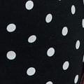 POLKA DOT FITTED ZIP HOODIE
