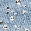 CUSTOM JUNO LOW RISE CRYSTAL BAGGY JEAN