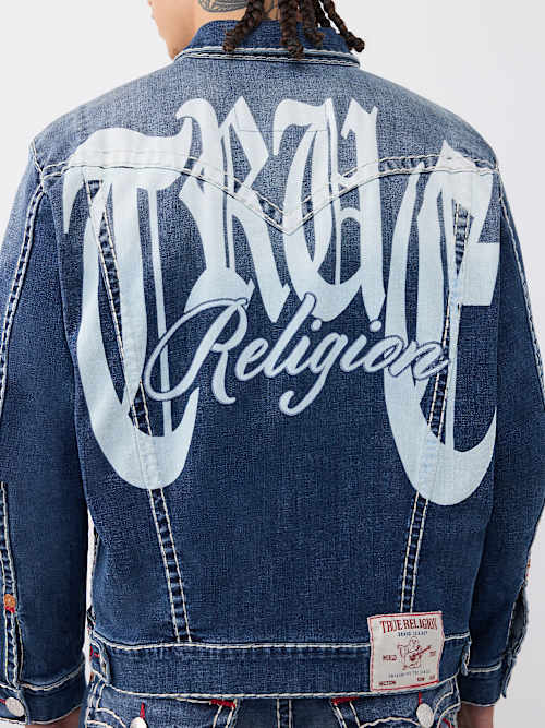 True Religion Men's Jimmy Super T Oversized Jacket In Blue