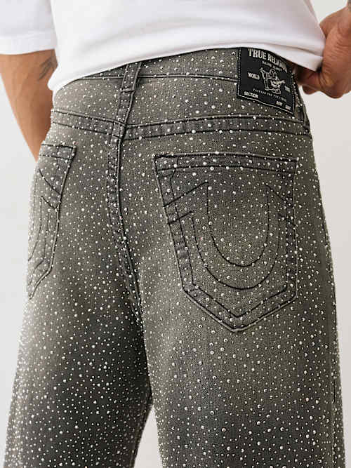 VINNY BLUE VELVET SUPER T ULTRA BAGGY JEAN 34