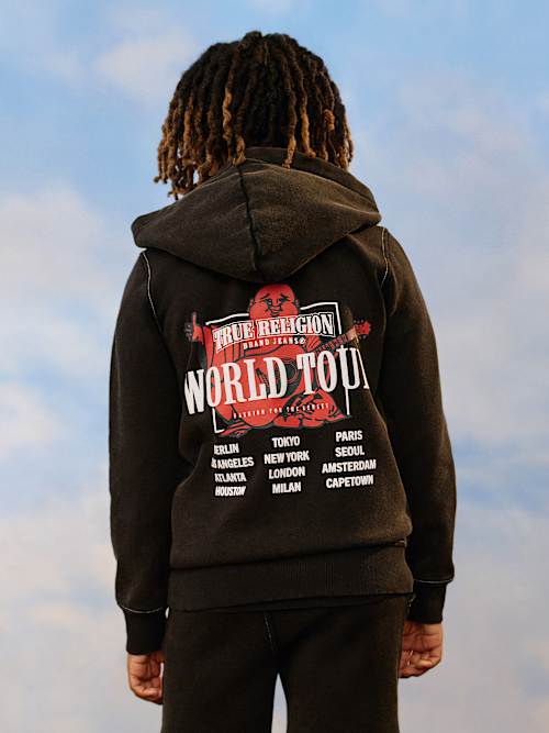 True Religion Boys World Tour Zip Hoodie