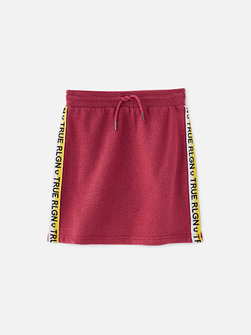 True Religion Girls Sweat Skirt In Red