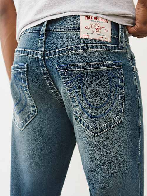 True Religion Ricky Big T Straight Jean In Blue