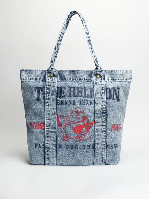 True Religion Denim Tote Bag
