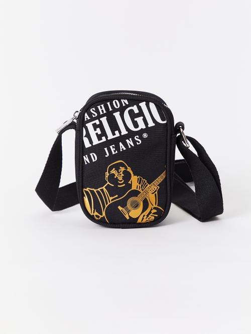 True Religion Buddha Phone Bag In Black