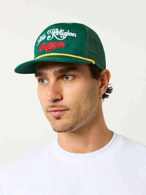 True Religion Rose Trucker Hat