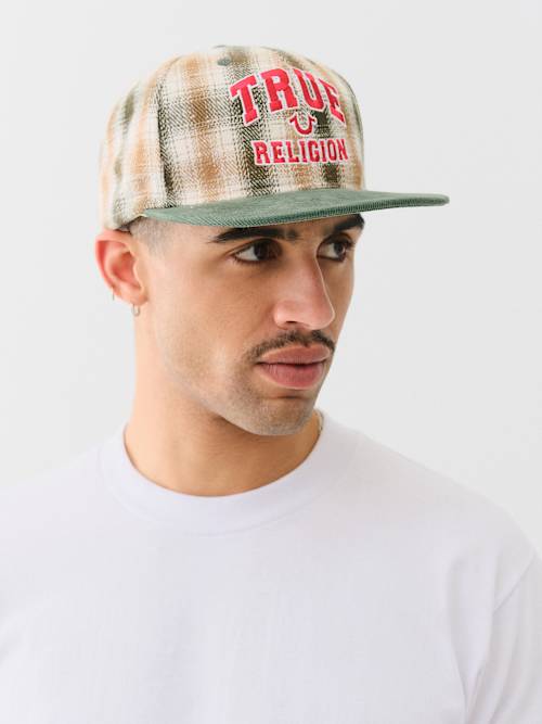 True Religion Plaid Hat