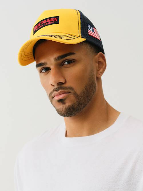 True Religion Tr Colorblock Bike Hat