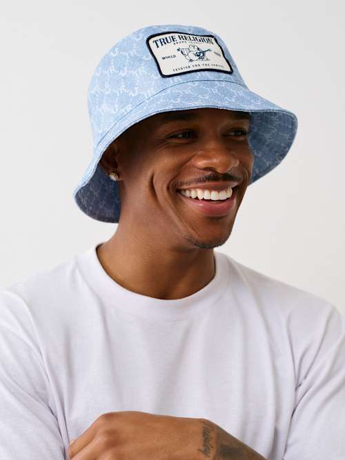 True Religion Monogram Bucket Hat