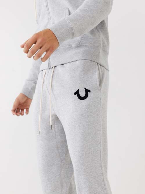 Grey true 2024 religion sweatpants