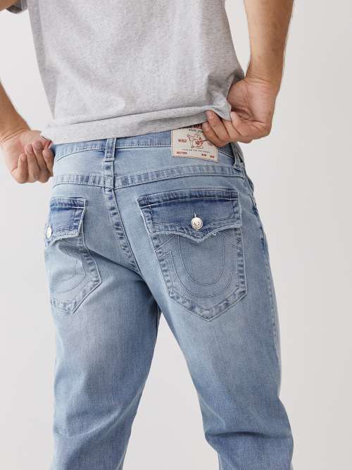 Light wash best sale true religion jeans