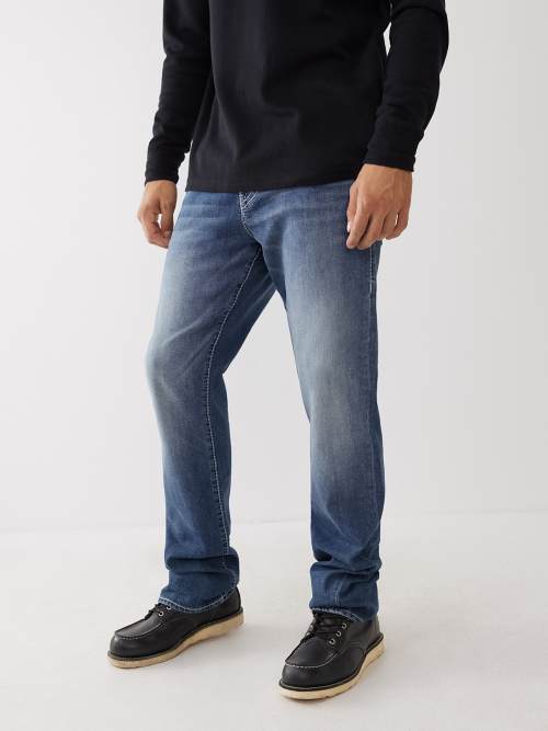 True Religion Geno Relaxed Slim Fit Jeans in Deep Shadow