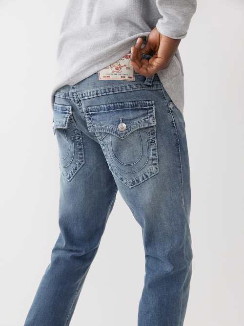 True Religion Rocco Big Flap Jeans – DTLR