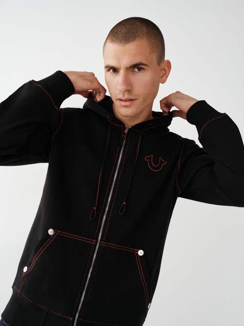 Red true discount religion hoodie mens